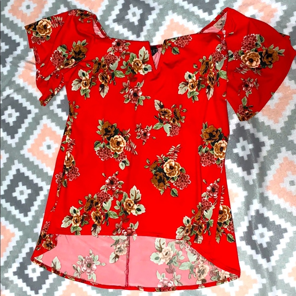Off the shoulders blouse